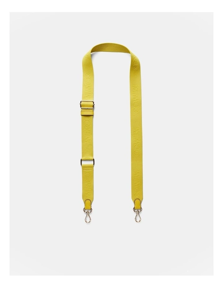 Mimco Webbing Bag Strap In Spiced Chartreuse 3 Mimco Webbing Bag Strap In Spiced Chartreuse