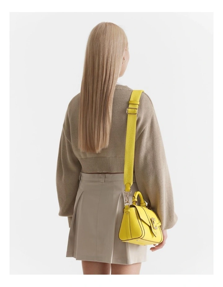 Mimco Webbing Bag Strap In Spiced Chartreuse 5 Mimco Webbing Bag Strap In Spiced Chartreuse - Image 3