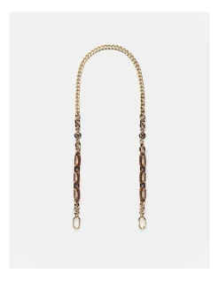 Mimco Mix It Up Crossbody Bag Strap In Light Gold