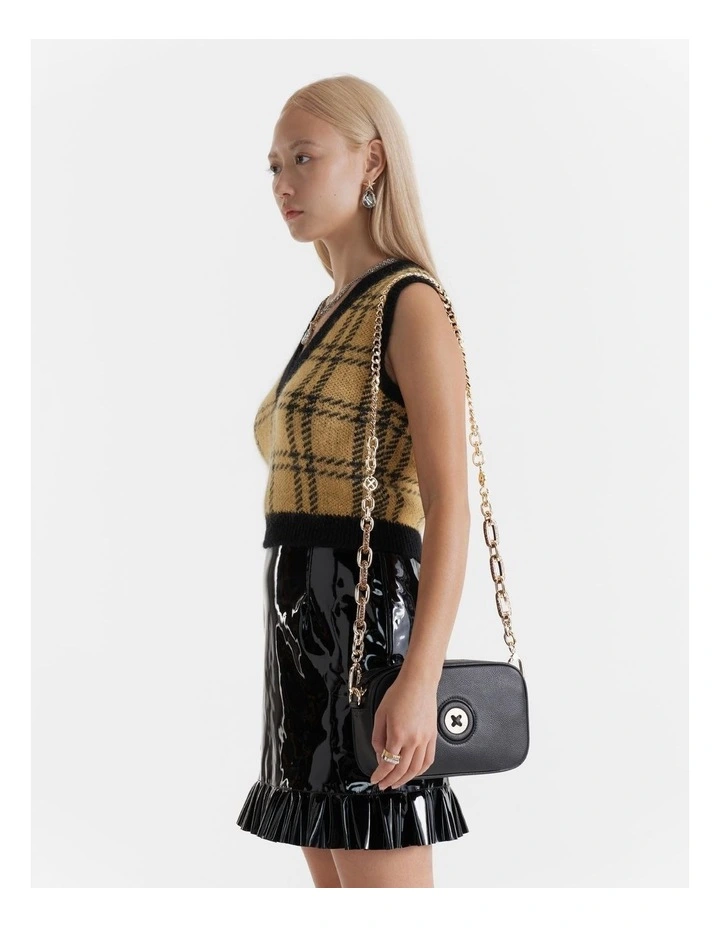 Mimco Mix It Up Crossbody Bag Strap In Light Gold 5 Mimco Mix It Up Crossbody Bag Strap In Light Gold - Image 3