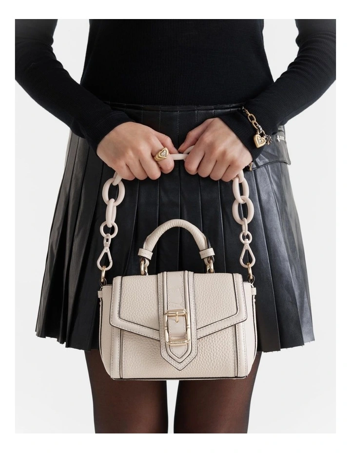 Mimco Acrylic Shoulder Bag Strap In Pearl 5 Mimco Acrylic Shoulder Bag Strap In Pearl - Image 3