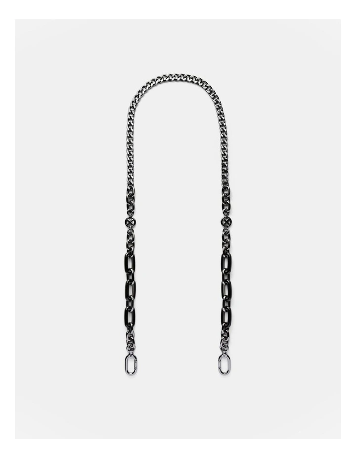 Mimco Mix It Up Crossbody Bag Strap In Black Gunmetal 3 Mimco Mix It Up Crossbody Bag Strap In Black Gunmetal